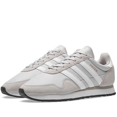 adidas haven kidsmaat 28|Adidas Haven Solid Grey & White .